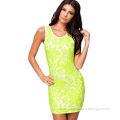 Cheap wholesale Bodycon Dress, Made of Polyester + Spandex, Available in Various Sizes